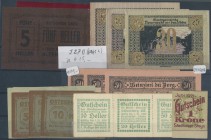 Austria / Österreich
collection with about 1030 pcs. Notgeld Austria, 139 of them in 45 special editions for example 10 Heller Weng, 10, 20 and 50 He...