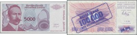 Bosnia & Herzegovina / Bosnien & Herzegovina
1992/1993 (ca.), ex Pick 1-150, quantity lot with 1953 Banknotes in good to mixed quality, sorted and cl...