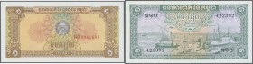 Cambodia / Kambodscha
1956/2007 (ca.), ex Pick 4-58, quantity lot with 2695 Banknotes in good to mixed quality, sorted and classified by Pick catalog...