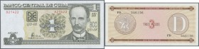 Cuba
1949/2005 (ca.), ex Pick 79b-121, Pick FX 1-36, quantity lot with 2382 Banknotes in good to mixed quality, sorted and classified by Pick catalog...