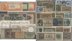 Greece / Griechenland
huge set with 330 Banknotes Greece from the 1930's till 1970, containing for example the small size issues 1, 2, 5, 10, 20, 100...