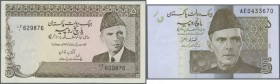 Pakistan
1975/2008 (ca.), ex Pick 24-53, quantity lot with 673 Banknotes in good to mixed quality, sorted and classified by Pick catalogue numbers, p...