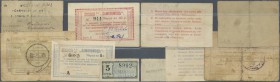 Ukraina / Ukraine
Kremenchuk Poltava Oblast set with 27 small bons, vouchers and coupons from 1 to 5 Rubles not dated and P.NL (R 15501, 15518-15521,...