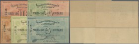 Ukraina / Ukraine
Charkov huge set with 49 credit notes 191x containing 16 x 1, 14 x 3, 9 x 5, 5 x 10 and 5 x 25 Rubles, P.NL (R 18775-18779), most o...