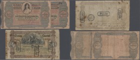 Uruguay
set with 3 Banknotes regional issues containing 2 x 20 Pesos El Banco Maua 1871 P.S292 and a contemporary forgery of a 10 Pesos note Banco Co...