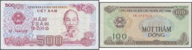 Vietnam
1976/1988 (ca.), ex Pick 80-107, quantity lot with 1147 Banknotes in good to mixed quality, sorted and classified by Pick catalogue numbers, ...