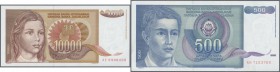 Yugoslavia / Jugoslavien
1955/2001 (ca.), ex Pick 69-153, quantity lot with 6244 Banknotes in good to mixed quality, sorted and classified by Pick ca...