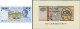 Alle Welt
Various World Banknotes: big lot of around 6,2 kg banknotes (more than 2000 pcs) mixed from all continents in mostly UNC condition but also...