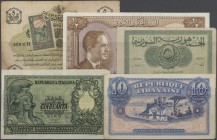 Alle Welt
set of 41 world banknotes, mostly used to stronger used, containing the following countries: Lebanon, Saudi Arabia, Canada, Jordan, USA, Yu...