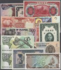 Alle Welt
collectors book with 141 Banknotes from all over the world with countries like Maldives, El Salvador, Papua New Guinea, Iraq, Uganda, China...