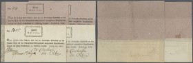 Deutschland - Altdeutsche Staaten
Stadtkasse Tondern (Schleswig-Holstein), Set mit 4 Banknoten, 2 x 4 Schilling und 2 x 12 Schilling 1812, PiRi A646,...