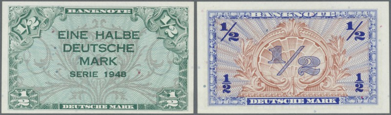 Deutschland - Bank Deutscher Länder + Bundesrepublik Deutschland
1/2 DM 1948, R...