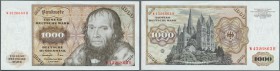 Deutschland - Bank Deutscher Länder + Bundesrepublik Deutschland
1000 DM 1977, Scheyring, W4326863H, Ro.280a), EH I-.