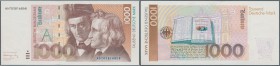 Deutschland - Bank Deutscher Länder + Bundesrepublik Deutschland
1000 DM 1991, AD7038168D8, Ro.302a, EH I.