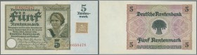 Deutschland - DDR
Kuponausgabe 5 Mark 1948, Ro.332a, aufgeklebt auf Ro.164a, KN 7-stellig in kassenfrischer Erhaltung // 5 Mark 1948, P.2A, with adhe...