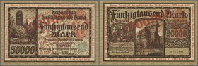 Deutschland - Nebengebiete Deutsches Reich
Danzig: 1 Millionen Mark 1923 Ro.800, leichte Gebrauchsspuren am linken und rechten Rand, keine horizontal...