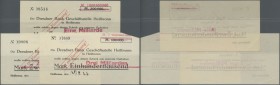 Deutschland - Notgeld - Württemberg
Heilbronn, Dresdner Bank Geschäftsstelle Heilbronn, 1, 2, 3 Mrd. Mark, o. D. (Datum bei 3 Mrd. wohl nicht zeitgen...