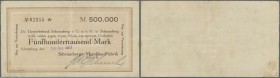 Deutschland - Notgeld - Württemberg
Schramberg, Schramberger Majolika-Fabrik GmbH, 500 Tsd. Mark, 18.8.1923 (Datum gestempelt, nicht bei Karau), Erh....