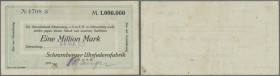 Deutschland - Notgeld - Württemberg
Schramberg, Schramberger Uhrfedernfabrik GmbH, 1 Mio. Mark, 24.8.1923 (Datum gestempelt), kleines Format, Datum f...