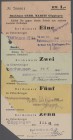 Deutschland - Alliierte Miltärbehörde + Ausgaben 1945-1948
Göppingen, Bankhaus Gebr. Martin, 1, 2, 5, 10 Reichsmark, 1945, einmalige Sammlung von 61 ...