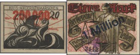 Deutschland - Notgeld
Serienscheine als Bedarfsnotgeld verwendet, exklusive Zusammenstellung von 71 überdruckten Serienscheinen u.a. aus Altrahlstedt...