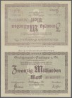 Deutschland - Notgeld - Württemberg
Geislingen, Oberamtsstadt, 25 (2), 50 (4) Pf., Oktober 1918, Druckvarianten, 1 x 50 Pf. ohne KN, Amtskörperschaft...