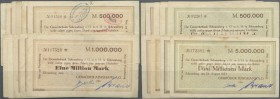 Deutschland - Notgeld - Württemberg
Schramberg, Gebrüder Junghans AG, Schecks auf Gewerbebank, - kleines Format, 100 Tsd. Mark, 21.8.1923, Datum gedr...