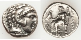 MACEDONIAN KINGDOM. Alexander III the Great (336-323 BC). AR tetradrachm (24mm, 16.97 gm, 12h). About XF. Lifetime-early posthumous issue of Cyprus, C...