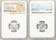 MACEDONIAN KINGDOM. Alexander III the Great (336-323 BC). AR drachm (18mm, 12h). NGC AU. Posthumous issue of 'Colophon', 310-301 BC. Head of Heracles ...