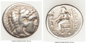 MACEDONIAN KINGDOM. Alexander III the Great (336-323 BC). AR drachm (17mm, 4.14 gm, 12h). About VF. Lifetime issue of Sardes, ca. 325-323 BC. Head of ...