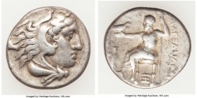 MACEDONIAN KINGDOM. Alexander III the Great (336-323 BC). AR drachm (17mm, 4.07 gm, 2h). Fine. Lifetime issue of Abydus, ca. 328-323 BC. Head of Herac...