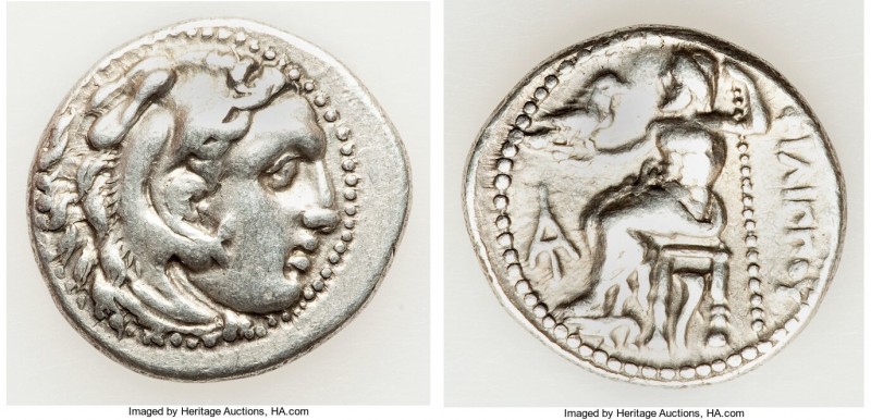 MACEDONIAN KINGDOM. Philip III Arrhidaeus (323-317 BC). AR drachm (18mm, 4.26 gm...