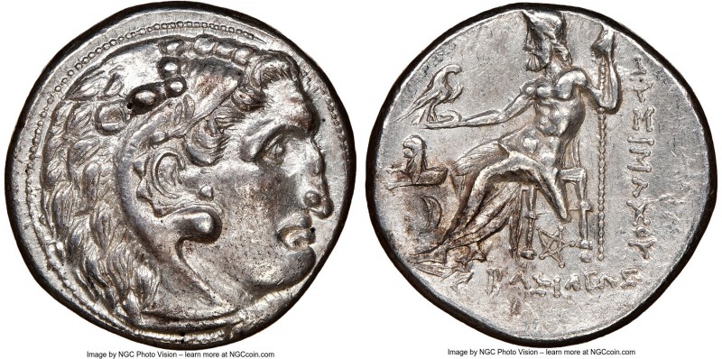 THRACIAN KINGDOM. Lysimachus (305-281 BC). AR tetradrachm (26mm, 17.03 gm, 1h). ...
