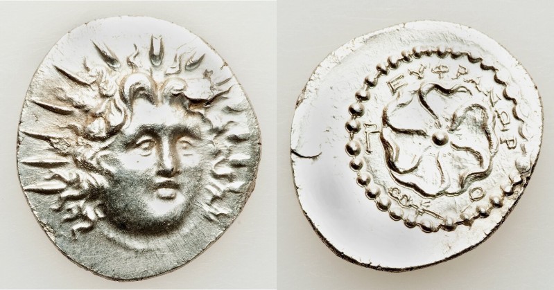 CARIAN ISLANDS. Rhodes. Ca. 84-30 BC. AR drachm (21mm, 4.01 gm, 12h). Choice XF....