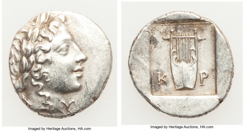 LYCIAN LEAGUE. Cragus. Ca. 48-20 BC. AR hemidrachm (15mm, 1.95 gm, 12h). Choice ...