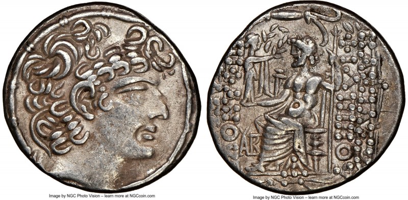 SELEUCID KINGDOM. Philip I Philadelphus (ca. 95/4-76/5 BC). AR tetradrachm (27mm...