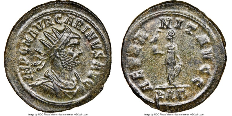 Carinus (AD 283-285). BI antoninianus (24mm, 5h). NGC AU. Rome, 3rd officina, IM...