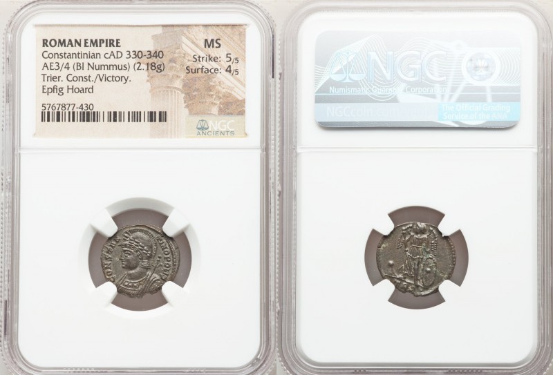 Constantinople Commemorative (ca. AD 330-340). AE3 or BI nummus (17mm, 2.18 gm, ...