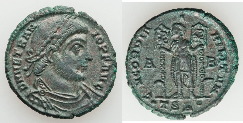 Vetranio (AD 350). BI centenionalis (24mm, 4.86 gm, 6h). XF. Thessalonica, 4st o...