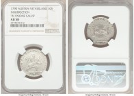 Insurrection 10 Sols 1790-(b) AU58 NGC, Brussels mint, KM46.

HID09801242017

© 2020 Heritage Auctions | All Rights Reserved