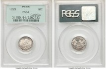 George V 10 Cents 1929 MS64 PCGS, Ottawa mint, KM23a. Satin gray and slate toning. 

HID09801242017

© 2020 Heritage Auctions | All Rights Reserve...