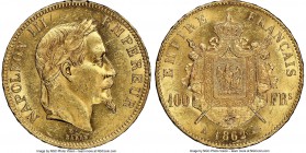 Napoleon III gold 100 Francs 1862-A MS61 NGC, Paris mint, KM802.1, Fr-551. Mintage: 6,650. AGW 0.9334 oz. 

HID09801242017

© 2020 Heritage Auctio...