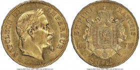 Napoleon III gold 100 Francs 1869-BB MS61 NGC, Strasbourg mint, KM802.2, Fr-551, Gad-1136. AGW 0.9334 oz. 

HID09801242017

© 2020 Heritage Auctio...