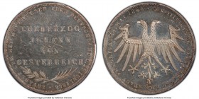 Frankfurt. Free City Proof 2 Gulden 1848 PR64 PCGS, KM338, AKS39. Archduke Johann elected as Vicar. 

HID09801242017

© 2020 Heritage Auctions | A...