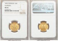 Hamburg. Free City gold 10 Mark 1896-J MS66 NGC, Hamburg mint, KM608.

HID09801242017

© 2020 Heritage Auctions | All Rights Reserved