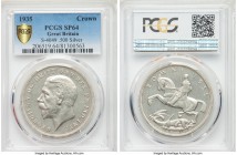 George V Specimen Crown 1935 SP64 PCGS, KM842. Incuse edge lettering.

HID09801242017

© 2020 Heritage Auctions | All Rights Reserved