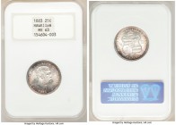 Kalakaua I 1/4 Dollar (Hapaha) 1883 MS63 NGC, San Francisco mint, KM5. One year type. 

HID09801242017

© 2020 Heritage Auctions | All Rights Rese...