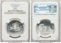 Republic Proof "Seafaring" 5 Lirot JE 5723 (1963) PR65 NGC, Rome mint, KM39. Mintage: 4,495. Israel's 15th Anniversary. 

HID09801242017

© 2020 H...