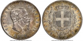 Vittorio Emanuele II 5 Lire 1874 M-BN MS62+ NGC, Milan mint, KM8.3.

HID09801242017

© 2020 Heritage Auctions | All Rights Reserved
