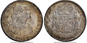 Charles IV 8 Reales 1807 Mo-TH MS62 NGC, Mexico City mint, KM109. Full detail, golden brown toning. 

HID09801242017

© 2020 Heritage Auctions | A...